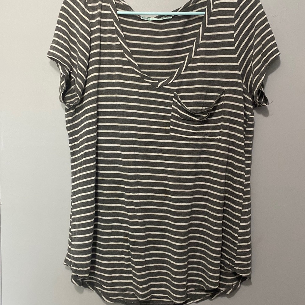 Shirt, grey and white,size medium, Maurice’s